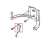Latch, bowl spring KitchenAid 5KPM50