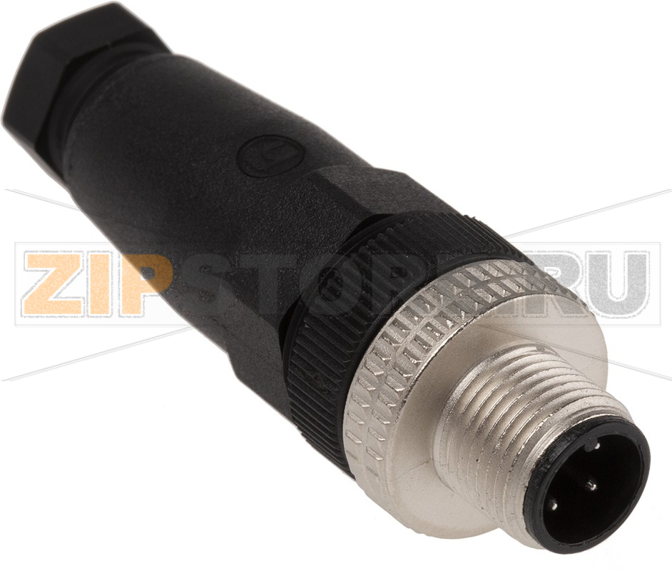Разъем круглый M12, 4 контакта, прямой Hirschmann ELST 4012 PG7 