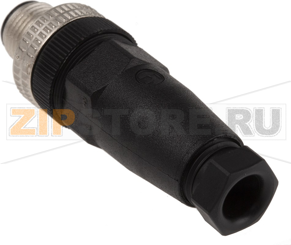 Разъем круглый M12, 4 контакта, прямой Hirschmann ELST 4012 PG7 