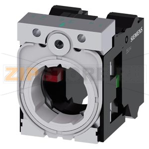держатель, тройной, металл, 1 НО, 1 НЗ, пружинная клемма Siemens 3SU1550-1AA10-3MA0 
