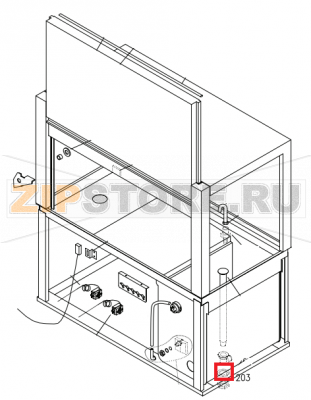 Dado Piletta Nylon Aristarco TR 1650                             Dado Piletta Nylon Aristarco TR 1650Запчасть на сборочном чертеже под номером: 203Название запчасти Aristarco на итальянском языке: Dado Piletta Nylon Aristarco TR 1650