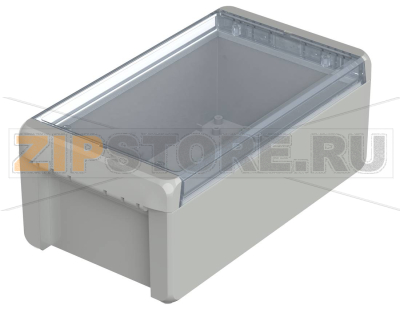 Корпус, 231x125x90 мм, поликарбонат UL 94 V0, прозрачная крышка Bopla B 221309 PC-V0-G 7035 