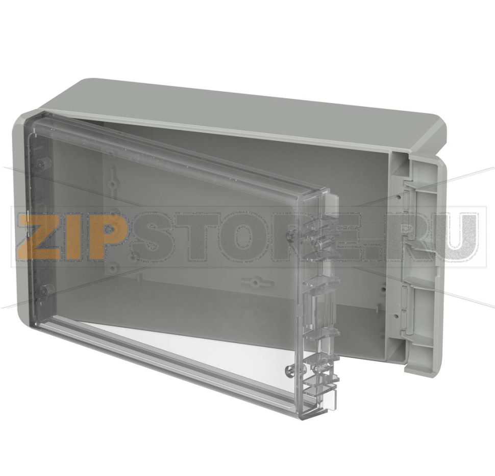 Корпус, 231x125x90 мм, поликарбонат UL 94 V0, прозрачная крышка Bopla B 221309 PC-V0-G 7035 