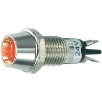 Лампа сигнальная 24 В, 5 мм, красная SCI R9-115L