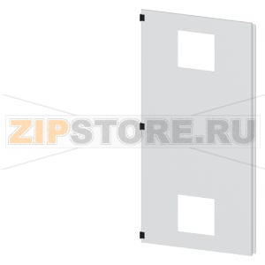 SIVACON, door half, left, with cutout for filter fan, with ventilation openings H: 2000 mm, W: 900 mm, RAL 7035, Protection class 1 Siemens 8MF1090-2UT25-3BA2 