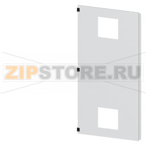 SIVACON, door half, left, with cutout for filter fan, with ventilation openings H: 2000 mm, W: 900 mm, RAL 7035, Protection class 1 Siemens 8MF1090-2UT25-3BA2 