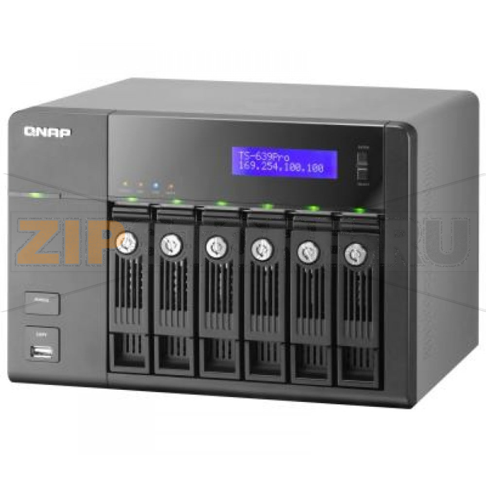 Накопитель сетевой QNAP TS-639PRO 