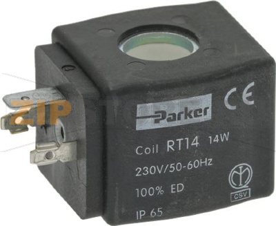 КАТУШКА PARKER RT14 220 В 14 ВТ 