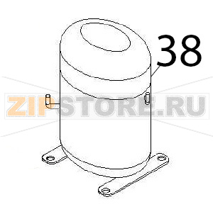 Compressor Angelo Po IA101L Compressor Angelo Po IA101LЗапчасть на деталировке под номером: 38