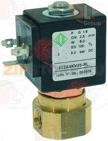 ЭЛЕКТРОМАГНИТНЫЙ КЛАПАН ODE 2-X ХОДОВОЙ Ø 1/8" 24VDC 8ВТ 