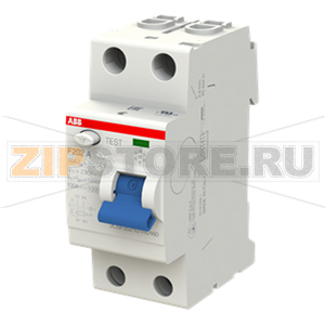 Выключатель дифференциального тока двухполюсный, F202 A-100/0.03 ABB 2CSF202101R1900 