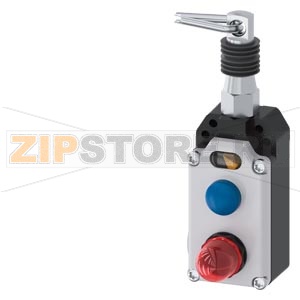 SIGUARD-ТРОСОВЫЙ ВЫКЛЮЧАТЕЛЬ МЕТАЛЛ. КОРПУС, 2X M20X1, 5 1НО+1НЗ, С ФИКСАЦИЕЙ СОГЛАСНО EN418 РАЗБЛОКИРОВКА КНОПКОЙ С LED-ЛАМПОЙ 24VDC, КРАСНАЯ Siemens 3SE7150-1BD04 