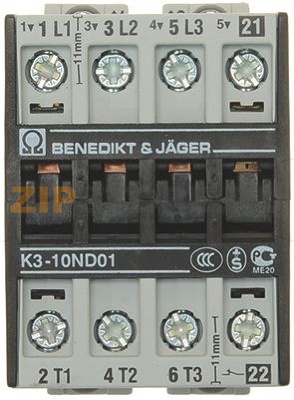 КОНТАКТОР BENEDIKT/JAGER K3-10ND01 