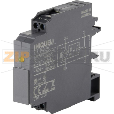 Модуль реле интерфейсный 24 V/AC/DC, 10 А, 1 шт Hiquel K2W 24Vac/dc 