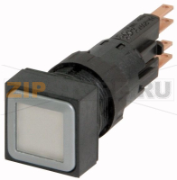 Кнопка с подсветкой, белая, без фиксации Eaton Q18LT-WS