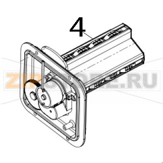 Label spindle assy TSC MX341P Label spindle assy TSC MX341PЗапчасть на деталировке под номером: 4