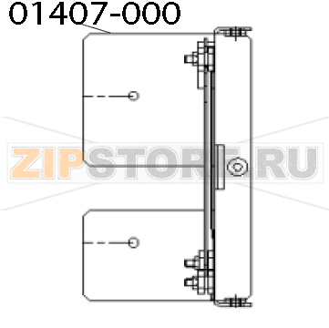 Cutter w/o motor and sensor Zebra TTP 1020 Cutter w/o motor and sensor Zebra TTP 1020Запчасть на деталировке под номером: 01407&dash;000