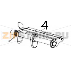 Media damper assy TSC MX641P Media damper assy TSC MX641PЗапчасть на деталировке под номером: 4