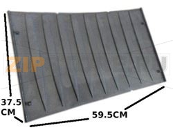 PLATE DECOR 364102 BRUT 