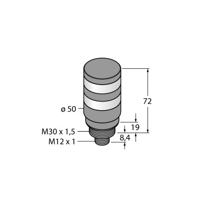 Колонна сигнальная Turck TL50BLGRCQ 