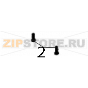 Screw, TP2*6 , MOQ 50 pcs TSC TDM-30 Screw, TP2*6 , MOQ 50 pcs TSC TDM-30Запчасть на деталировке под номером: 2