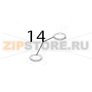 Rubber foot (set of 4) Zebra ZD421 Cartridge Rubber foot (set of 4) Zebra ZD421 CartridgeЗапчасть на деталировке под номером: 14