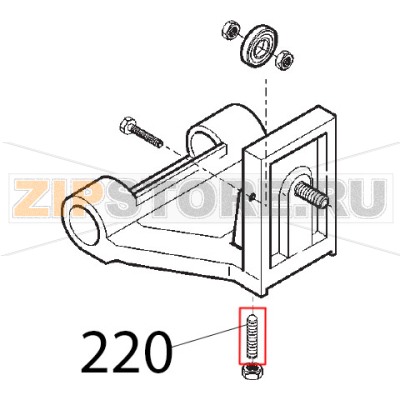 Prigioniero Sirman Topaz 250 Prigioniero Sirman Topaz 250Запчасть на деталировке под номером: 220