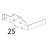 Motor bracket Zebra TTP-2030