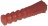 BROWN PLASTIC PLUG ø 12 mm - 25PCS