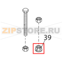 Flanged nut M8 DIN6923 FZB Bear Varimixer AR80 VL-1S