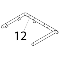Tubo lavaggio superiore Teikos TS820