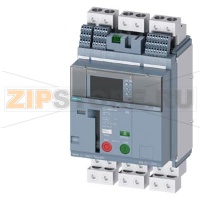 fixed-mounted circuit breakers 3-pole, frame size 0, IEC In=1000A to 690V, 50/60Hz AC Icu=42kA at 415V Icu=42kA at 500V ETU650 electronic trip units LSI display with tripped signaling switch, RTC and  4Aux auxiliary switches protection adjustable l: Ir 0.