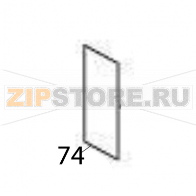 Top cover (sticker) Sato HR212 TT Top cover (sticker) Sato HR212 TTЗапчасть на деталировке под номером: 74Название запчасти на английском языке: Top cover (sticker) Sato HR212 TT.