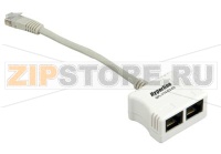 Hyperline SPL-YT4-U2-U2 Разветвитель RJ-45 4Prр.USOC -&gt; 2 x 2Pr.USOC