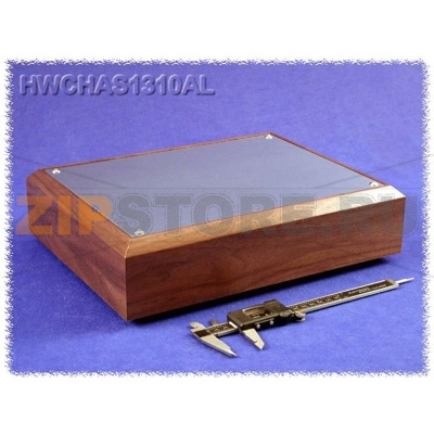 Часть корпуса алюминиевая 330x254x76 мм, серая, 1 шт Hammond HWCHAS1310AL 