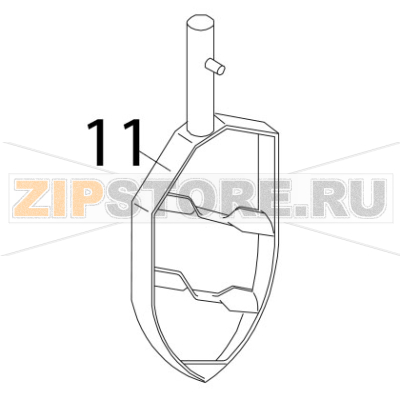 Flat beater, stainless steel Bear Varimixer AR80 VL-1S Flat beater, stainless steel Bear Varimixer AR80 VL-1SЗапчасть на деталировке под номером: 11