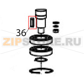 Flat key Hurakan HKN-30SN2V Flat key Hurakan HKN-30SN2VЗапчасть на деталировке под номером: 36