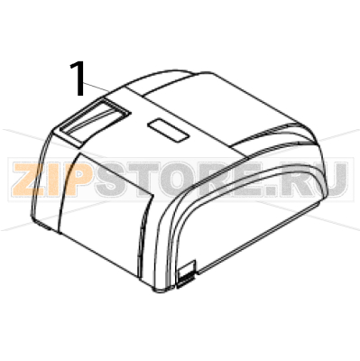Top cover TSC TA210 Top cover TSC TA210Запчасть на деталировке под номером: 1