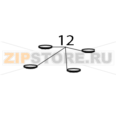 Rubber foot (set of 4) Zebra ZD611 Direct Thermal Rubber foot (set of 4) Zebra ZD611 Direct ThermalЗапчасть на деталировке под номером: 12