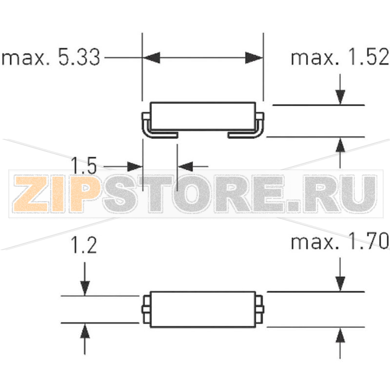 Геркон SMD 30 В/DC, 30 В/AC, 0.01 A, 0.25 Вт PIC PRX+2452 