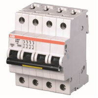 Выключатель автоматический четырехполюсный, S204P B63 ABB 2CDS284001R0635