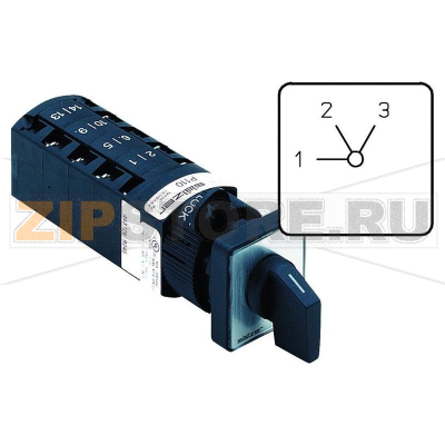 Переключатель с ключом 10 А, 2x60°, 1 шт Sälzer P110-61049-219M1 