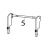 Latch assembly Zebra ZD611 Thermal Transfer