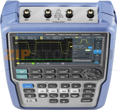 Осциллограф портативный 500 МГц, 500 KP, 10 бит Rohde &amp; Schwarz RTH1054 