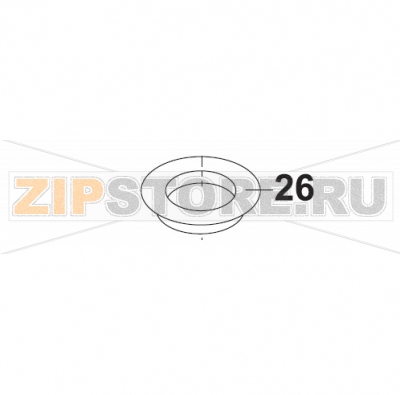 Rubber Ring F/33 Bear Varimixer RN20 VL-2                                                                           Rubber Ring F/33 Bear Varimixer RN20 VL-2Запчасть на сборочном чертеже под номером: 26Название запчасти на датском&nbsp;языке: Rubber Ring F/33 Bear Varimixer RN20 VL-2