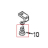 Spring, lift rod KitchenAid 5K5SS