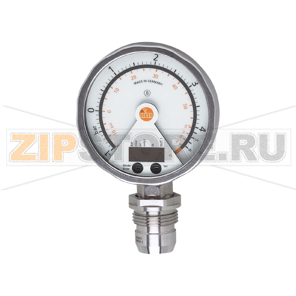 Датчик давления для установки заподлицо с аналоговым дисплеем IFM PG2895 