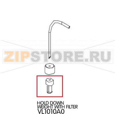 Hold down weight with filter Unox XF 133 Hold down weight with filter Unox XF 133Запчасть на деталировке под номером: 50Название запчасти на английском языке: Hold down weight with filter Unox XF 133