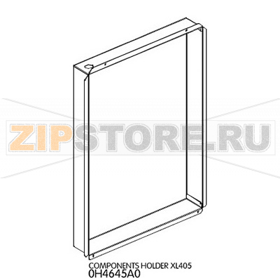 Components holder Unox XL 405 Components holder Unox XL 405Запчасть на деталировке под номером: 13Название запчасти на английском языке: Components holder Unox XL 405