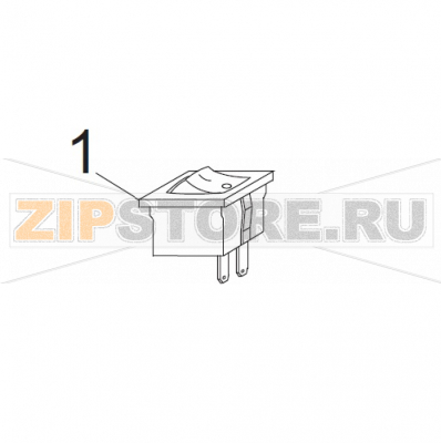 Interruttore Sirman Sirio 2 UL Interruttore Sirman Sirio 2 ULЗапчасть на деталировке под номером: 1Название запчасти на итальянском языке: Interruttore Sirman Sirio 2 UL
